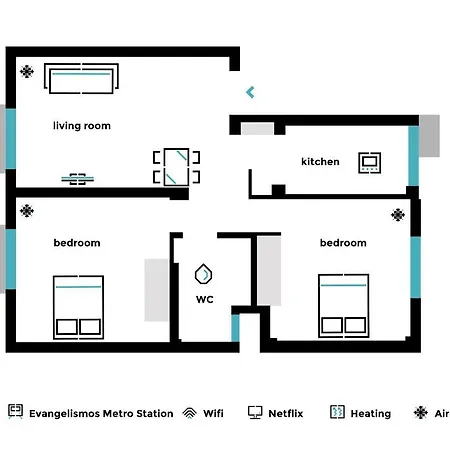 Peaceful 2bd In Kolonaki By Upstreet *